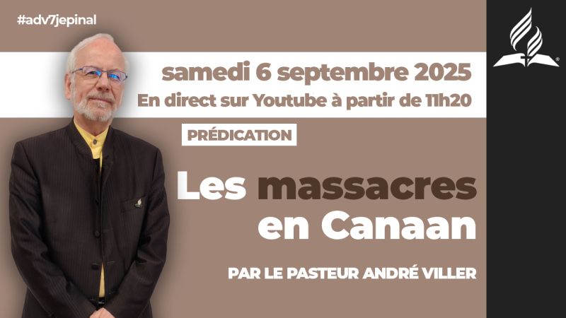 [Prédication] « Les massacres en Canaan », sermon du 06/09/2025